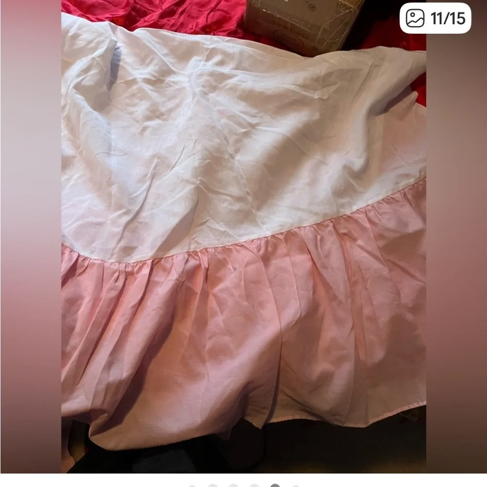Canopy cover, bed spread, dust ruffle